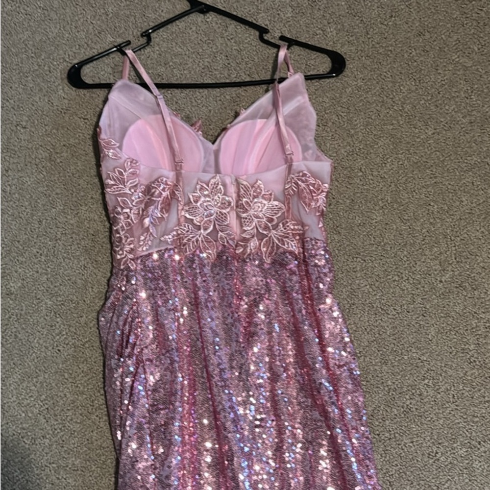 Amazon Pink Sequin Dress